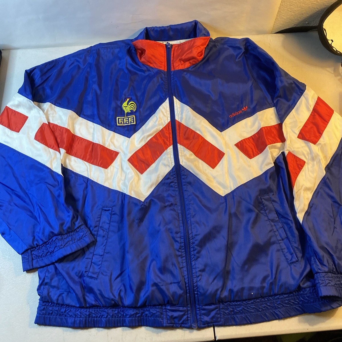Vintage 90s Adidas FRANCE national football team jacket