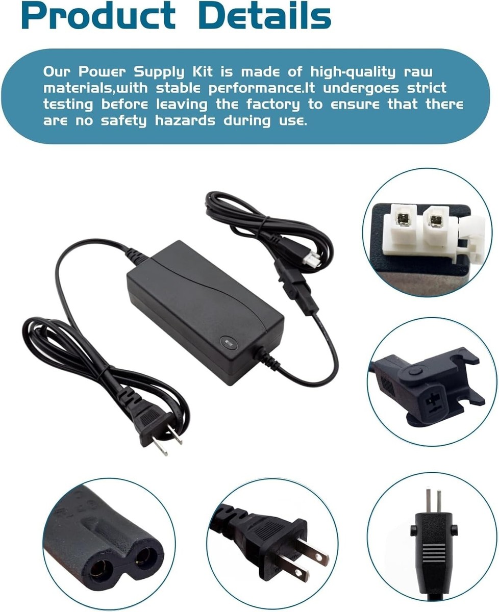 Adjustable Bed Power Adapter 3 Piece Kit for Tempur-Pedic Ashely