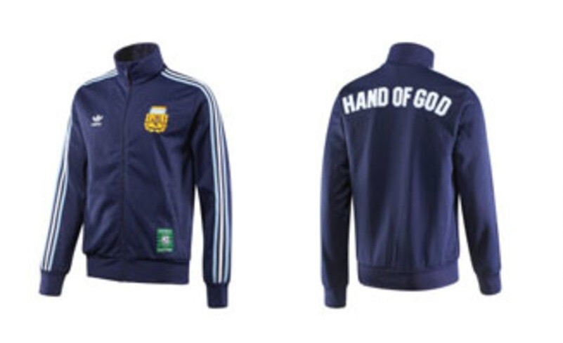 Adidas Argentina Diego Maradona Hand of God Tracksuit Jacket