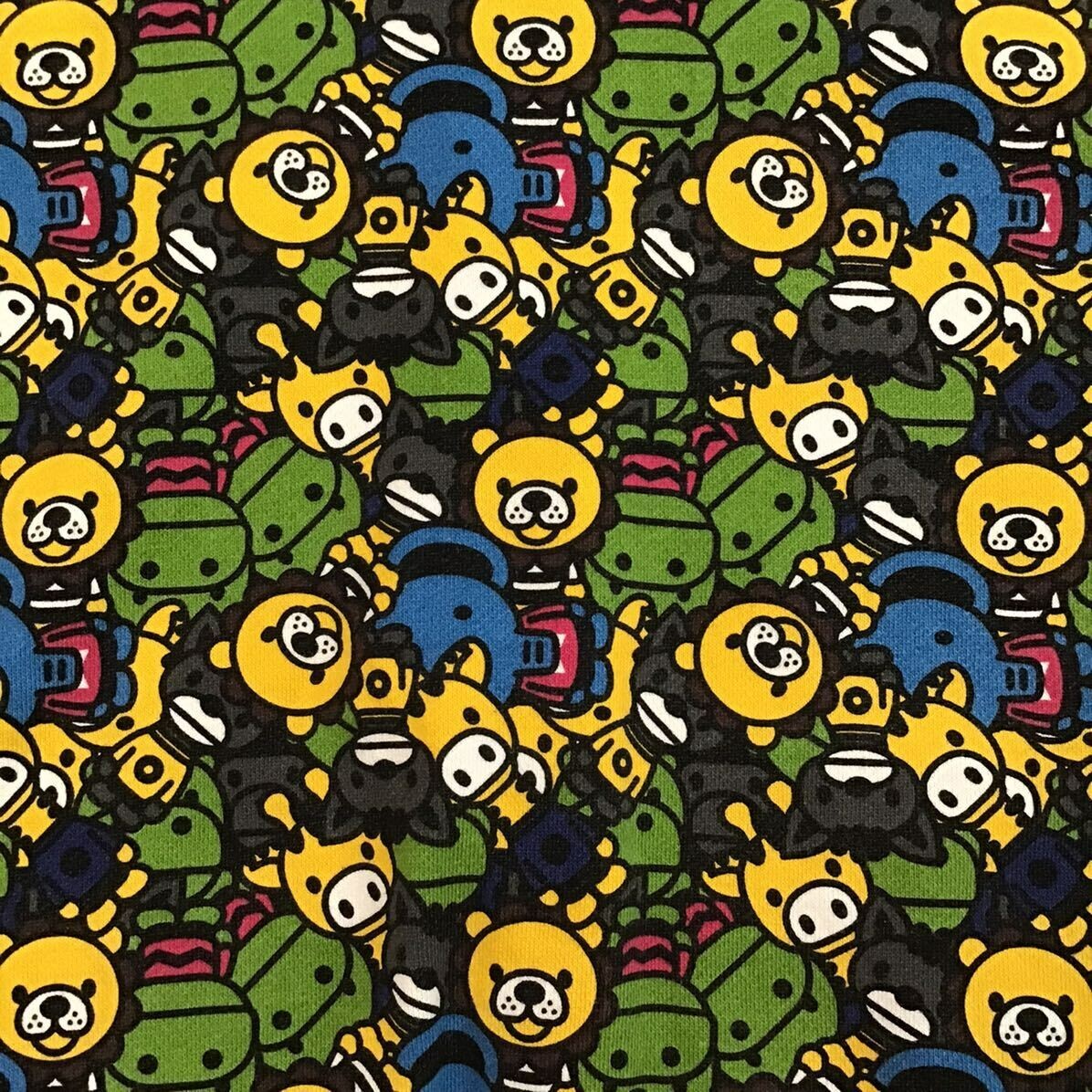 BAPE Animal Safari Milo full zip hoodie a bathing ape NIGO Size M