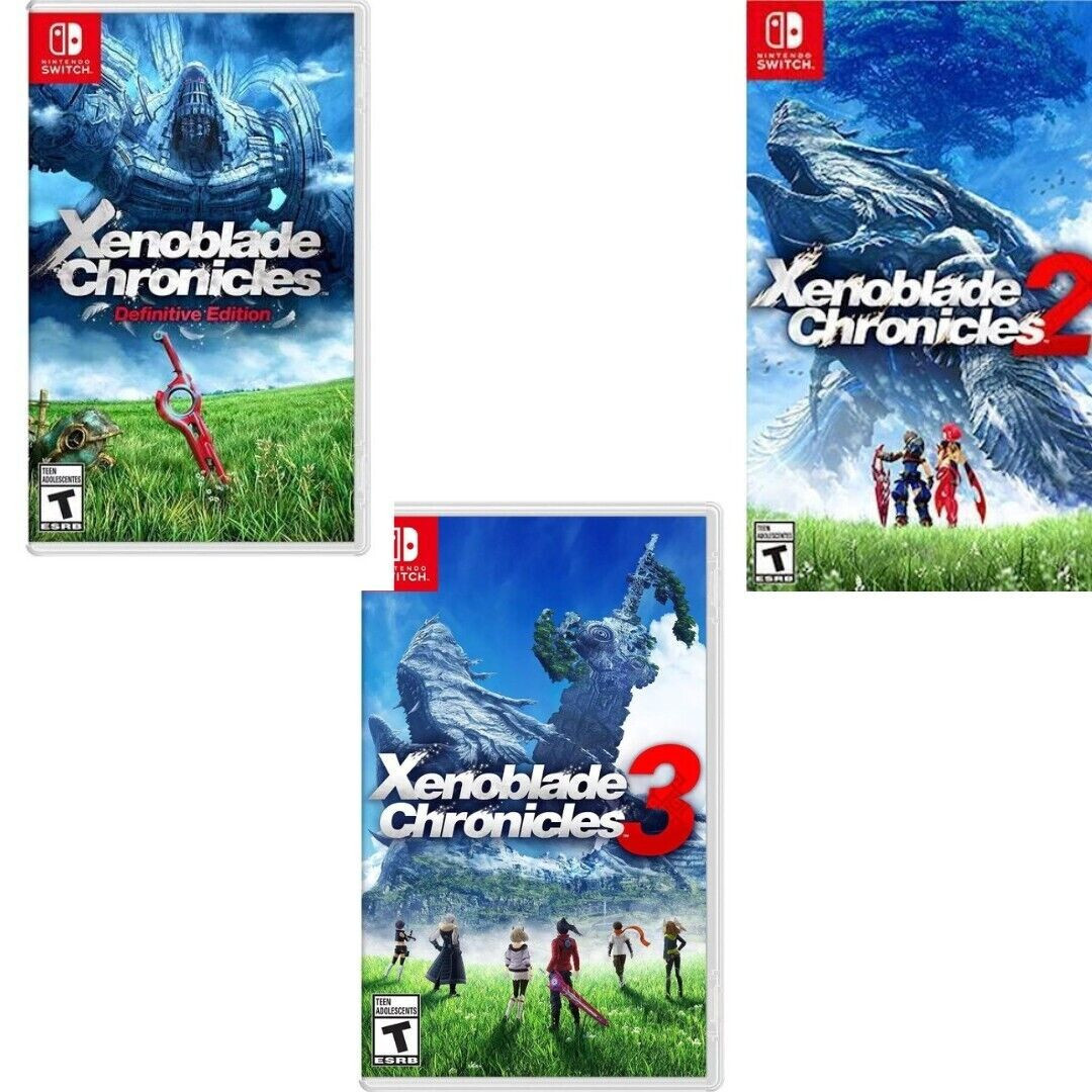Xenoblade Chronicles: Definitive Edition + 2 & 3 Switch Brand New