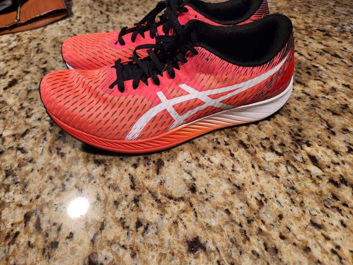 ASICS HYPER SPEED 1011B025 600 Sunrise Red White Running Racing