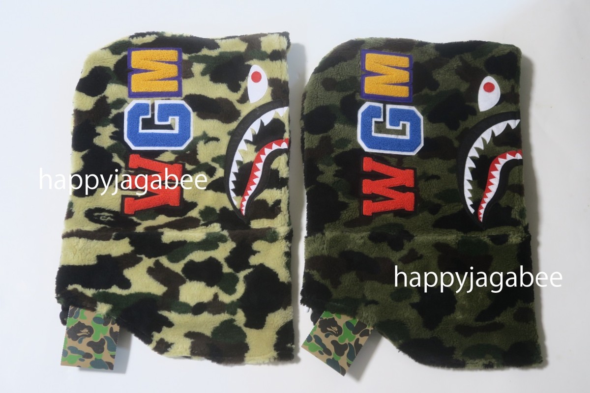 A BATHING APE Men's Goods 1ST CAMO SHARK BOA SNOOD 1L80181011 r | eBay