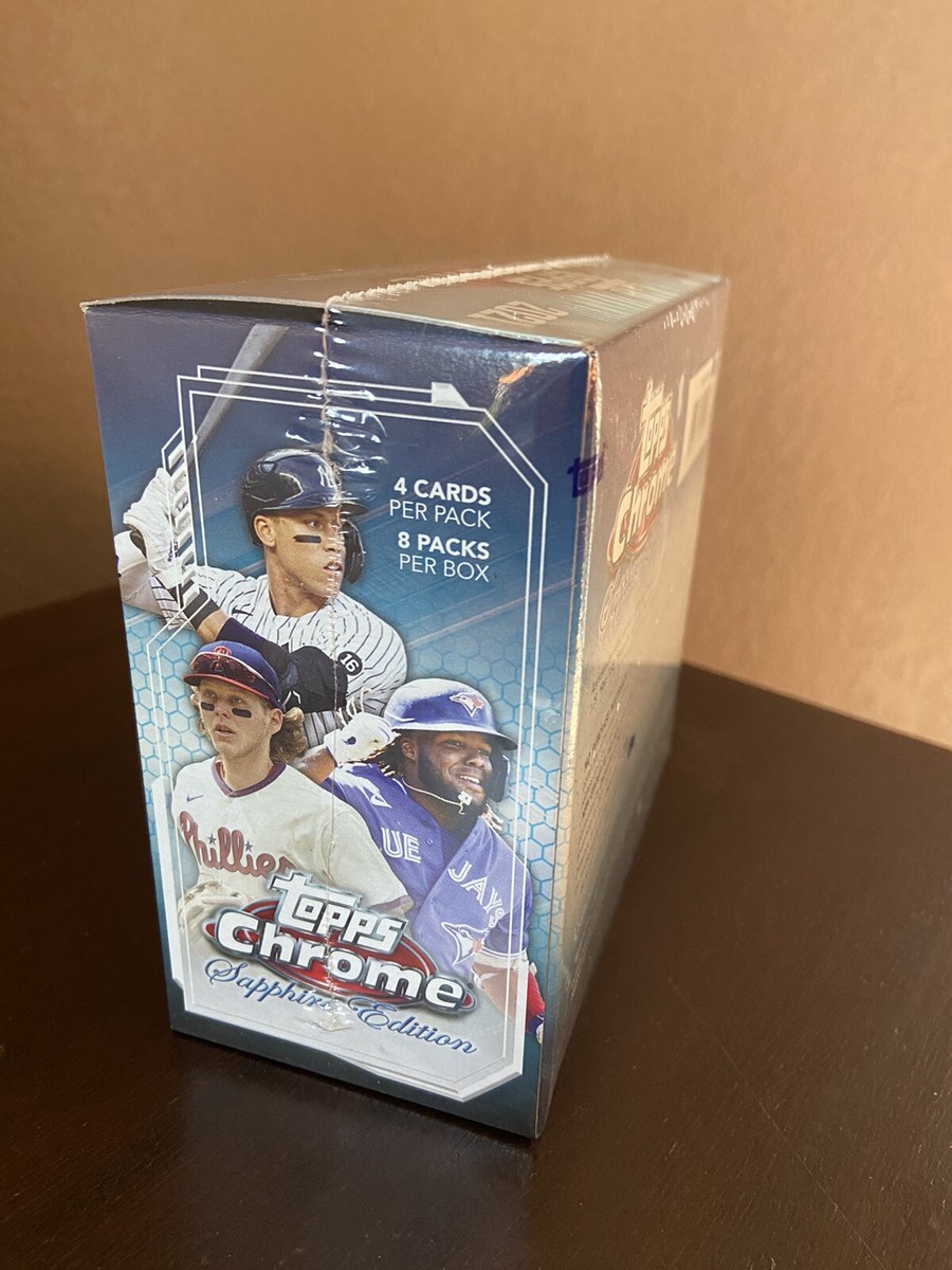 2021 Topps Chrome Baseball Sapphire Edition Box - New - Sealed | eBay