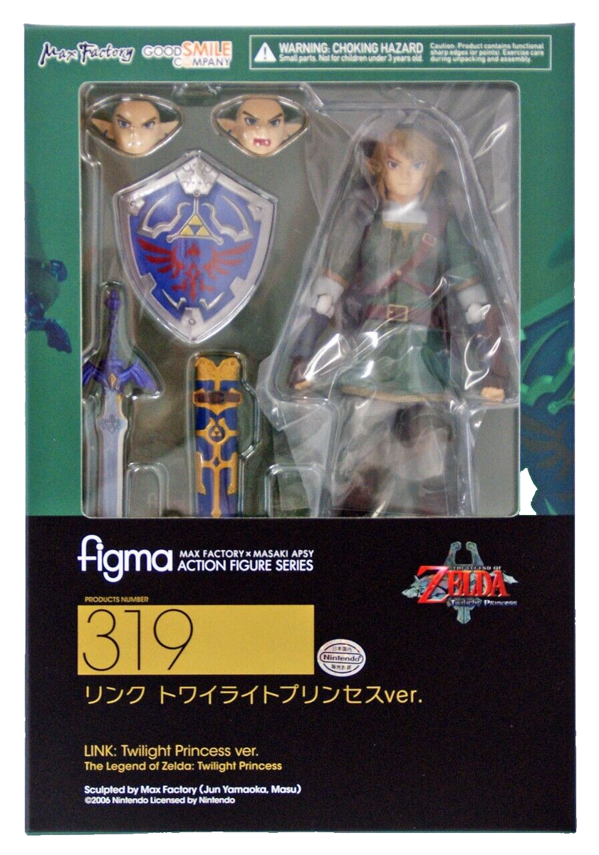 Max Factory Zelda Twilight Princess Link Figma Action Figure