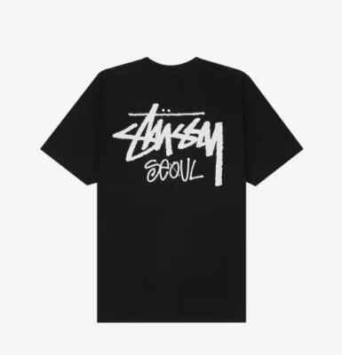 Stussy Stock Seoul T-Shirt Black 2024 / Limited Edtion / 100