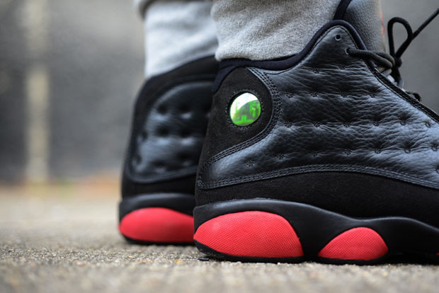 NIKE AIR JORDAN XIII 13 Dirty Bred Sz 18 Black Gym Red XI Yeezy