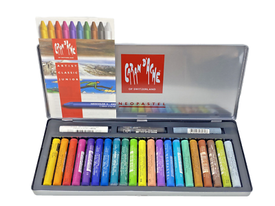 Caran d'Ache of Switzerland Neopastel Oil Pastels - Set of 24 | eBay