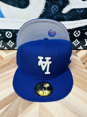 New Era 7 1/4 Upside Down Logo Exclusive LA Dodgers Los Angeles