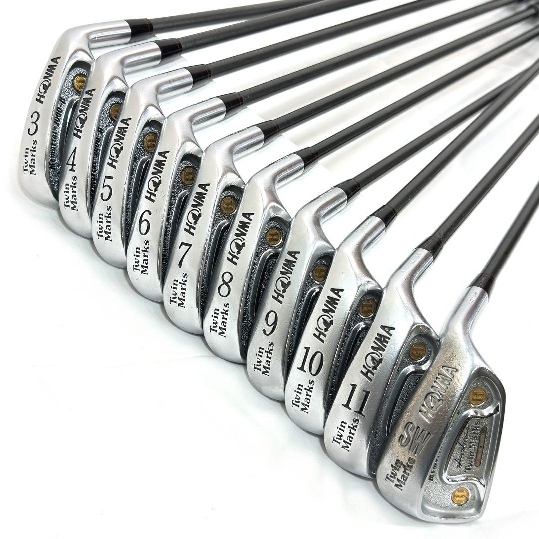 Honma Twin Marks Memorial-2000-β Iron set of 10 3.4.5.6.7.8.9.10