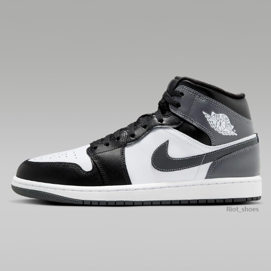 Nike Air Jordan 1 Mid Shoes 'Black/Iron Grey' (DQ8426-001