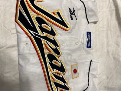 NEW MIZUNO Japan WBC WORLD BASEBALL Classic Jersey Navy White