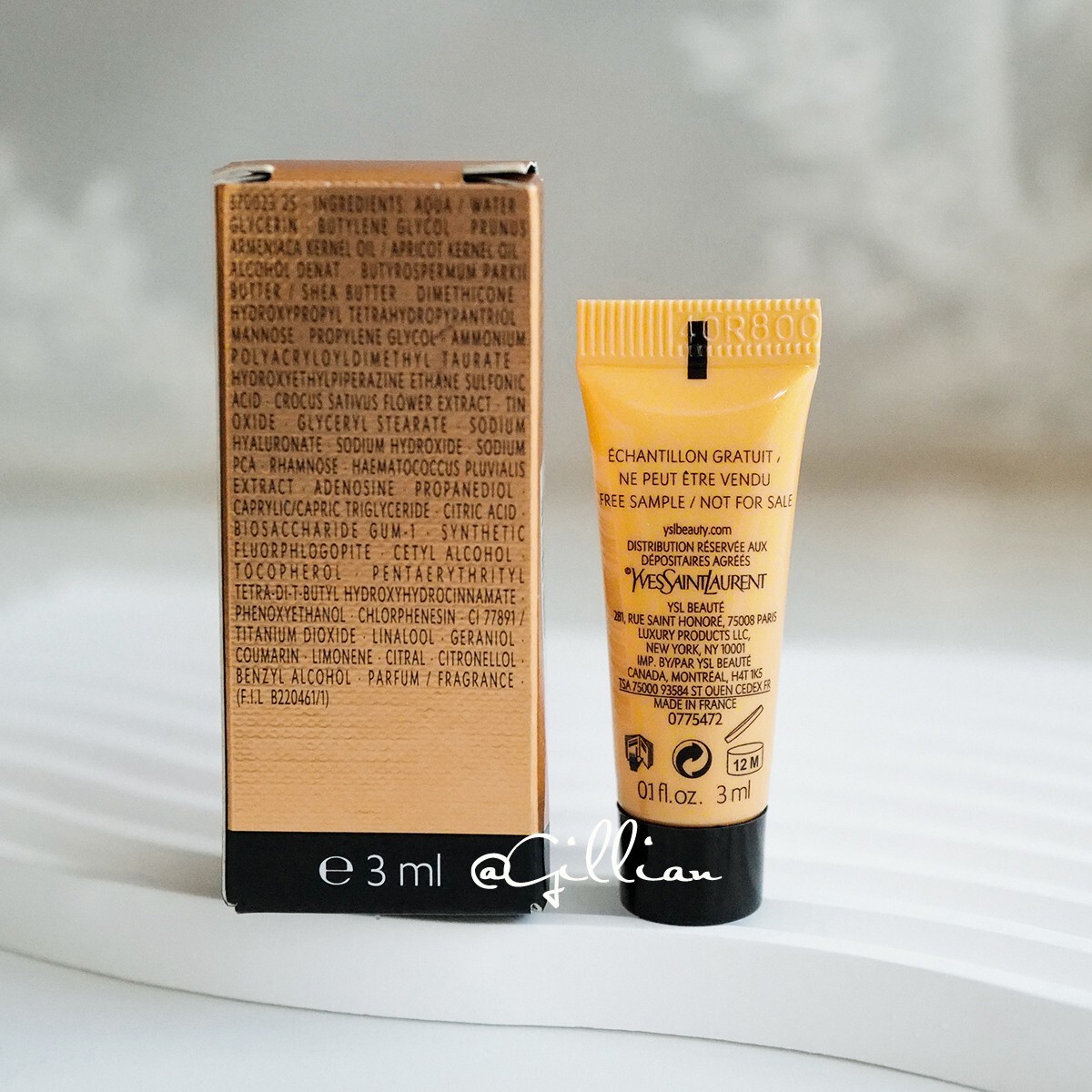 2x Yves Saint Laurent YSL OR Rouge La Creme Fine / Regard -MINI