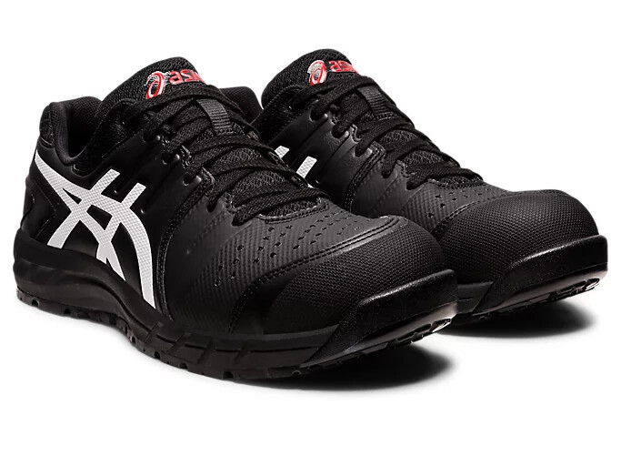 ASICS WINJOB CP113 1273A055 001 Black White 3E Safety Shoes | eBay