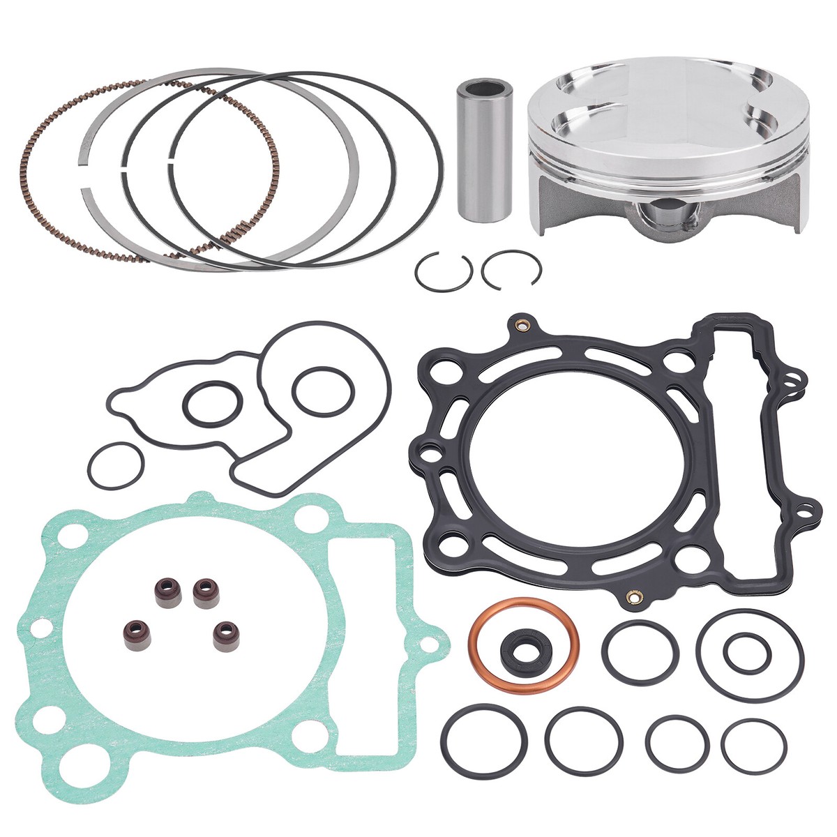 Piston & Top End Gaskets Kit For Kawasaki KXF250 KX250F 2009-2019