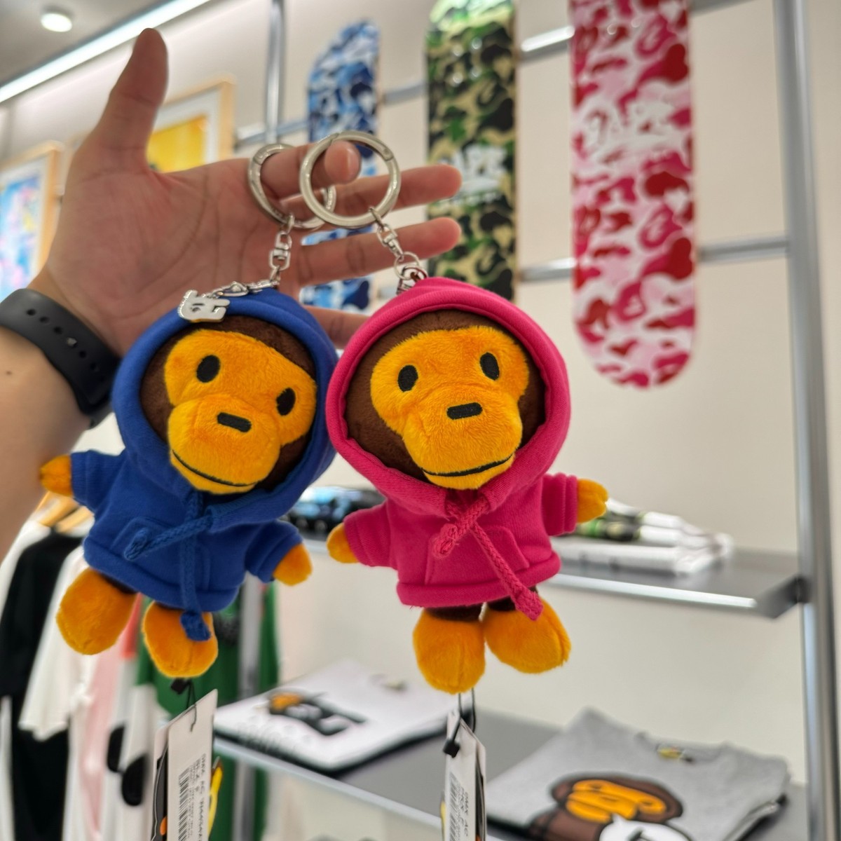 2025 Ape BAPE BABY MILO PLUSH DOLL KEYCHAIN 1 pcs | eBay