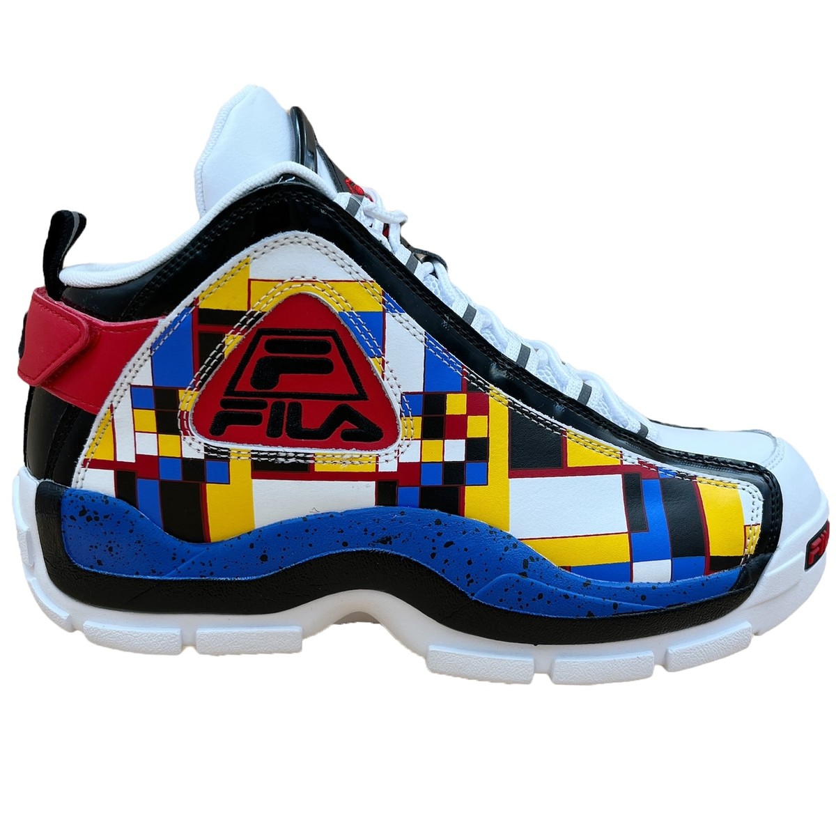 Fila Men's Grant Hill 2 Ludi White Black Gold Classic Athletic