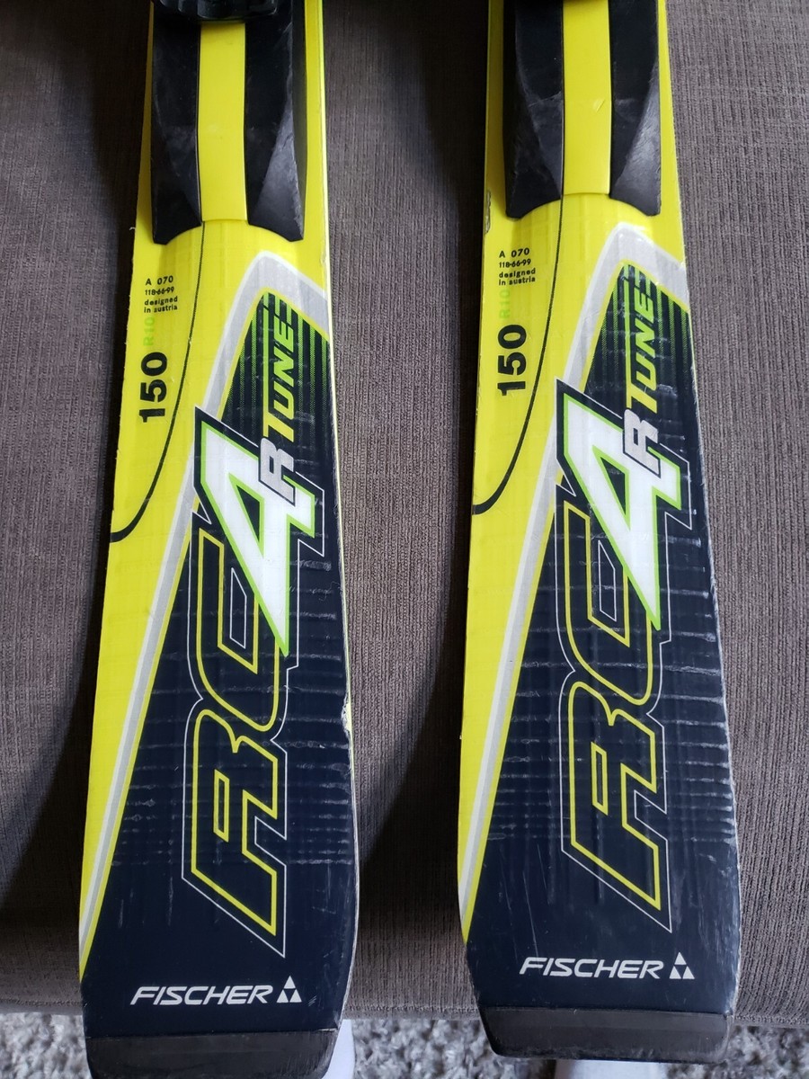 Fischer World Cup GS RC4 Rtune 150cm Race Skis With Marker M100