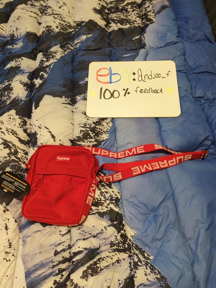 Supreme SS18 Red Shoulder Bag Cordura Fabric | eBay