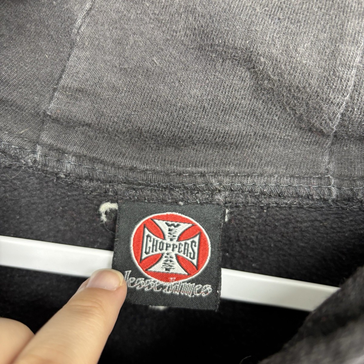 West Coast Choppers Hoodie Mens Large Gothic Graphic Jesse Pinkman