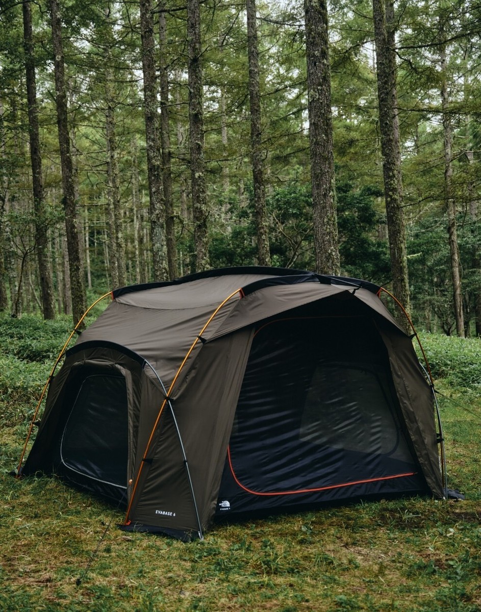 THE NORTH FACE NV22320 Evabase 6 Tent Shelter connected to the