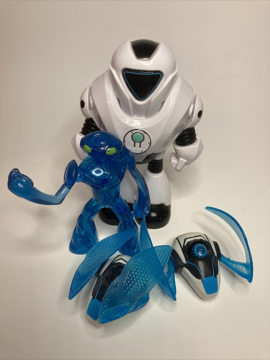 Robot Lot: McDonalds Happy Meal Max Steel Maxwell Figures, Blue