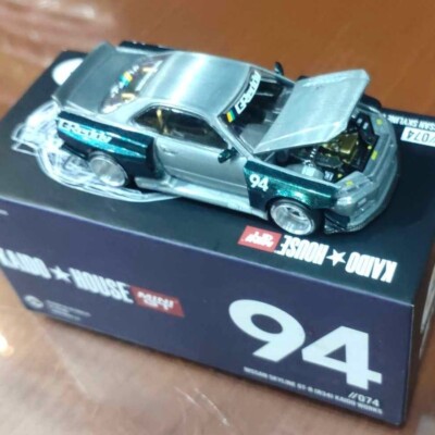 CHASE CAR - Mini GT x Kaido House Nissan Skyline GT-R R34 GReddy