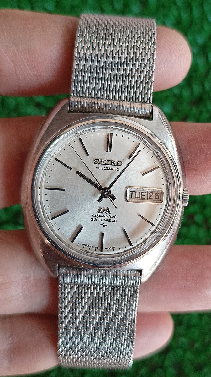 RARE VINTAGE SEIKO LM SPECIAL ORIGINAL DIAL 5206-6000 AUTOMATIC 23