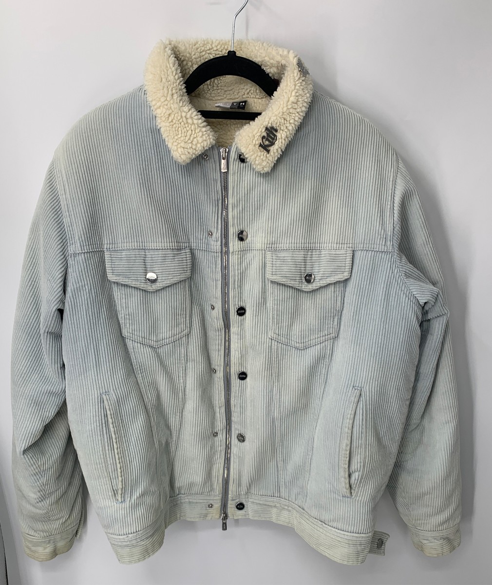 Kith Mens Kith Corduroy Collared Laight Jacket sz M | eBay