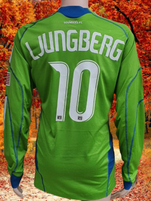 SEATTLE SOUNDERS FC 2009 U.S. OPEN CUP Ljungberg 10 HOME ADIDAS