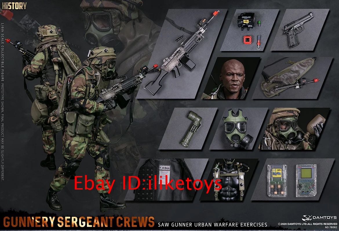 DAMToys Gunnery Sergeant Crews Marine Corps Soldier 1/6 Scale