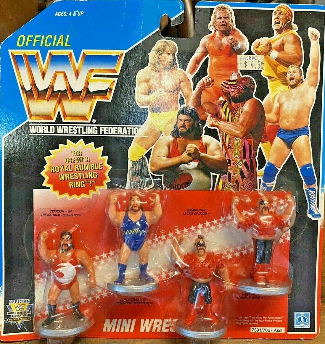 Hasbro WWF LOD Legion of Doom Hawk & Animal Royal Rumble Mini