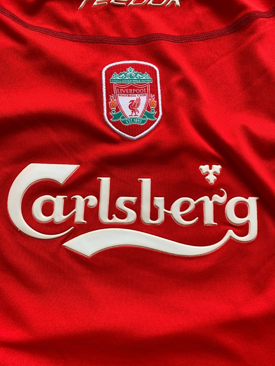 Liverpool 2002 - 2004 Home football shirt jersey Reebok size M | eBay