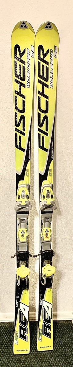 Fischer RC4 R-Tune World Cup GS Racing Skis - 163cm With Fr11