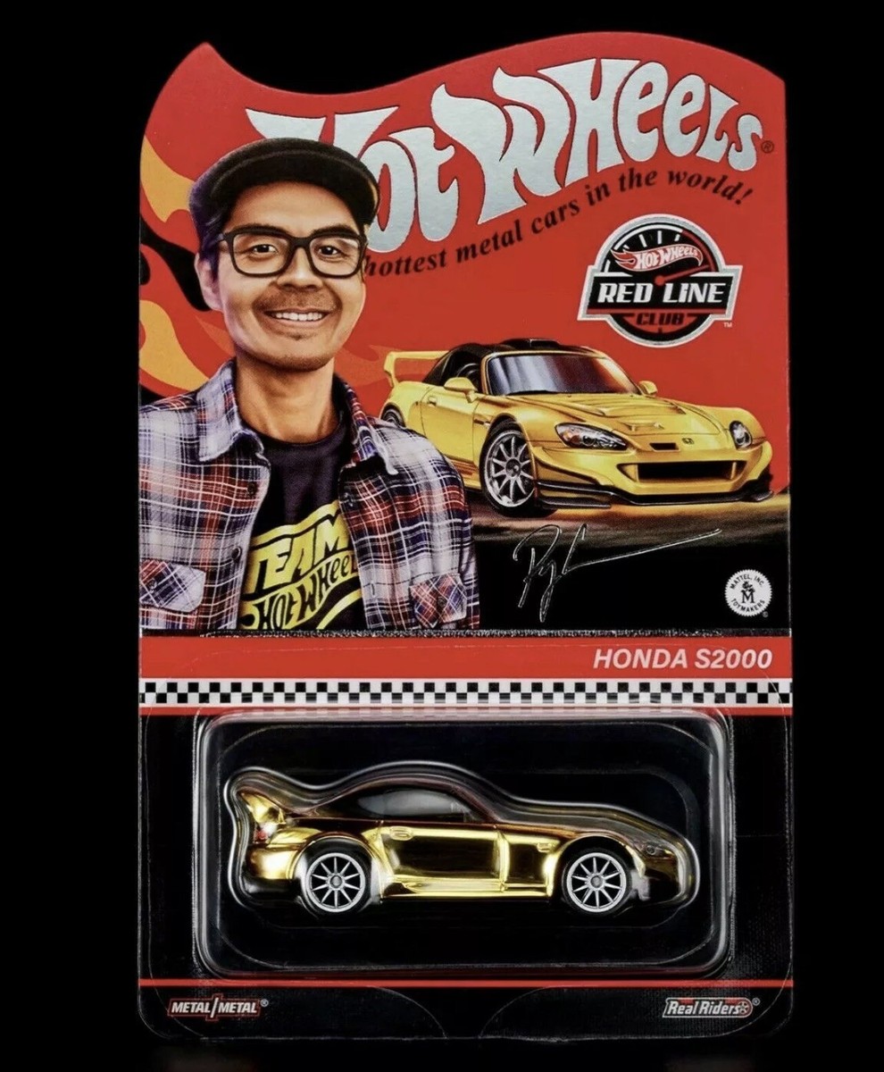 2022 Hot Wheels Red Line Club RLC Exclusive Honda S2000, Gold, Ryu
