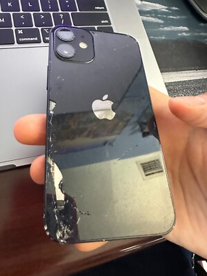 Apple iPhone 12 mini - 64GB - Black (Unlocked) - Back / Front C