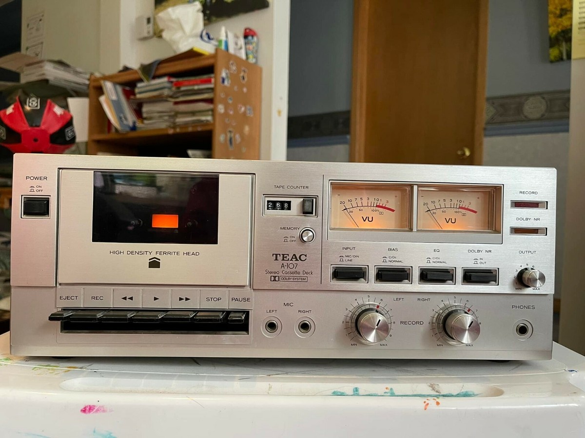 TEAC A-107 top of the line cassette deck, with original manuals | eBay
