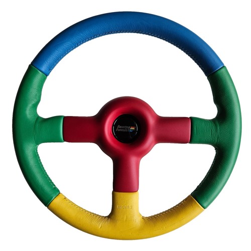 MOMO Benetton FORMULA F1 TEAM Racing Steering Wheel Vintage Car