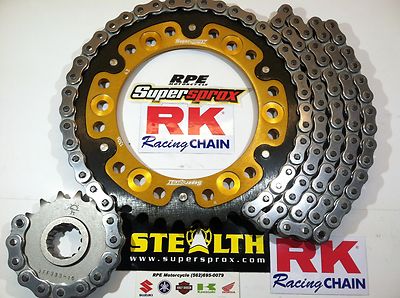 2014-2017 Yamaha FZ-09 RK ZXW Silver 520 OEM SuperSprox Chain and