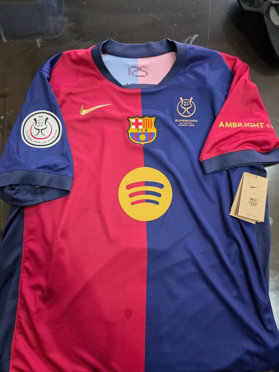 NIKE BARCELONA SUPERCOPA 2025 FN8797-456 M LAMINE YAMAL ORIGINAL