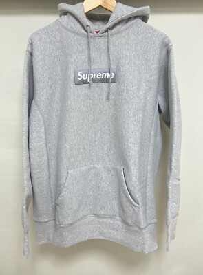 Supreme Box Logo Hoodie Silver 2003 L | eBay