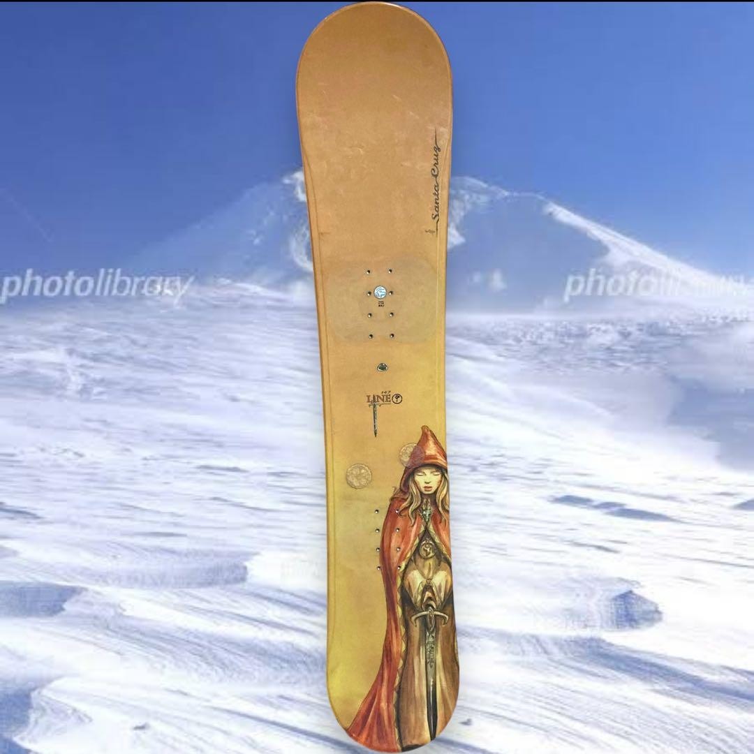 SANTA CRUZ Line Ostvold dragon snowboard Size 147cm | eBay