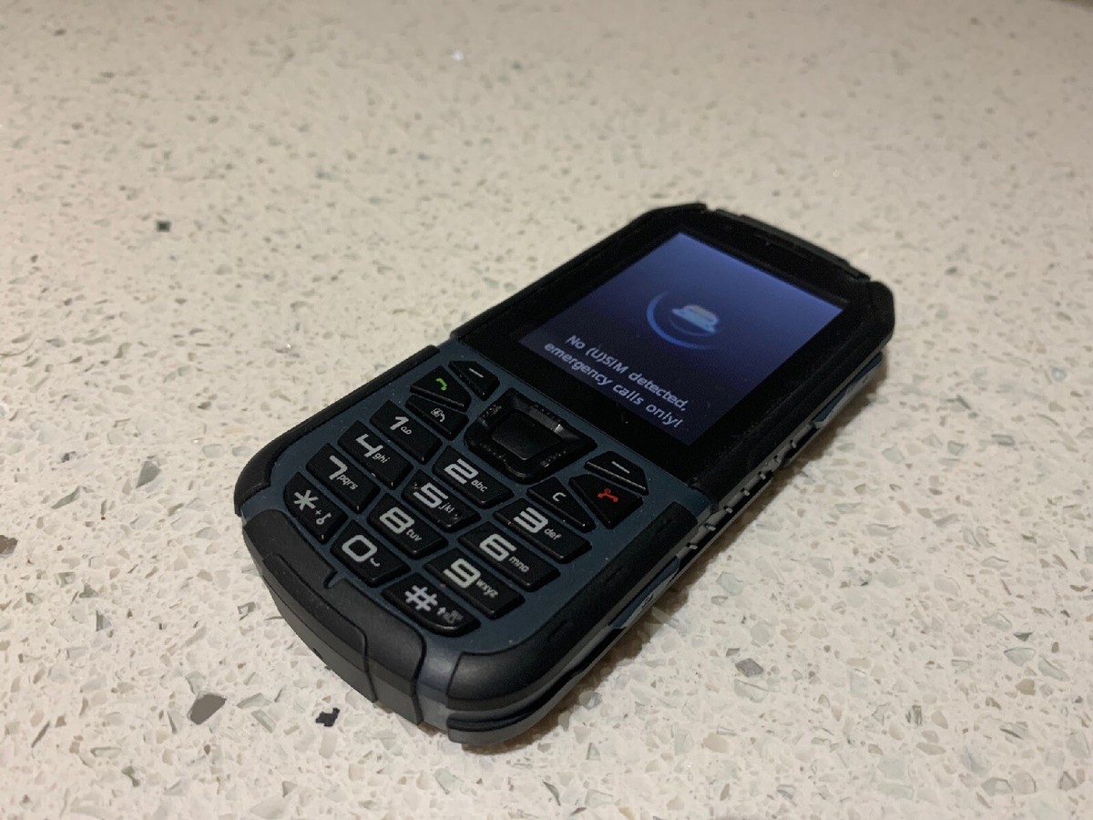 ZTE T55 Tough 3 Rural Tick 3G Next G Mobile Phone IP67, Unlocked