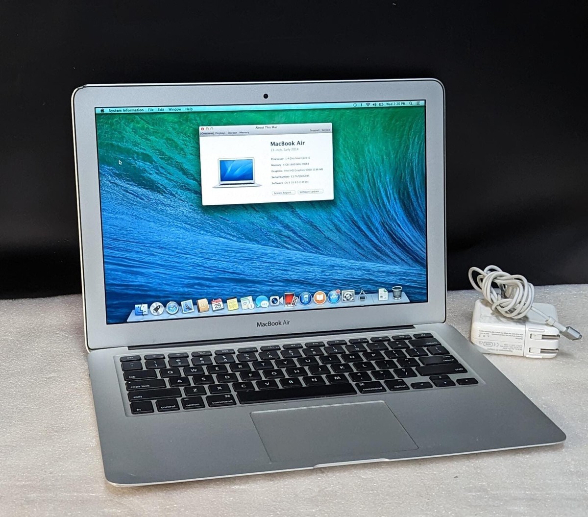 MacBook Air ( 13-inch, Early 2014) 1.4 GHz Intel Core i5 - 500GB