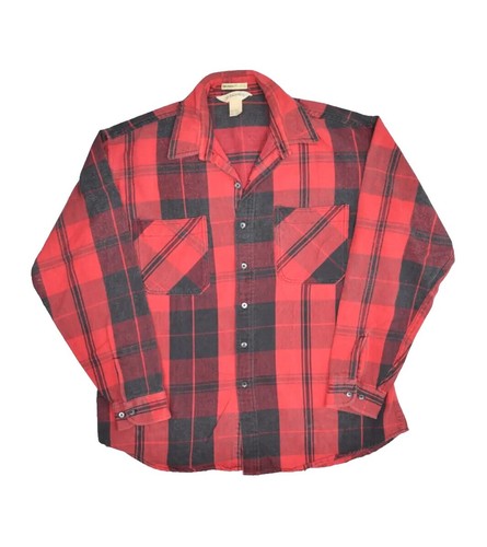 Vintage Big Mac Flannel Button Up JC Penney Shirt Adult Size