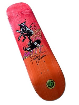 Almost RARE Rodney Mullen MINI MUTT 7.375”x 29.8”Skateboard Deck