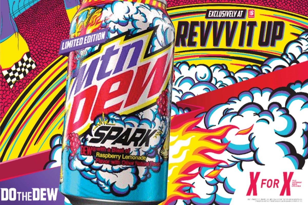 🏔 Mountain Dew⚡️Spark⚡️Raspberry Lemonade Limited Edition