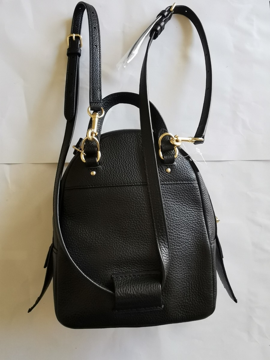 Coach F30530 Andi Backpack - Black/Light Gold for sale online | eBay