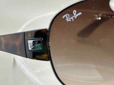 New-Ray-Ban RB 3467 004/13 63-13-125 Brown Tortoise Sunglasses