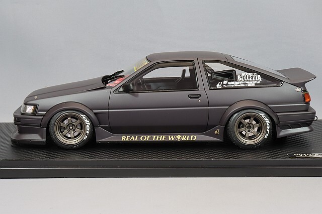 1/18 Ignition Model Toyota RWB AE86 Matte Black IG2606 | eBay
